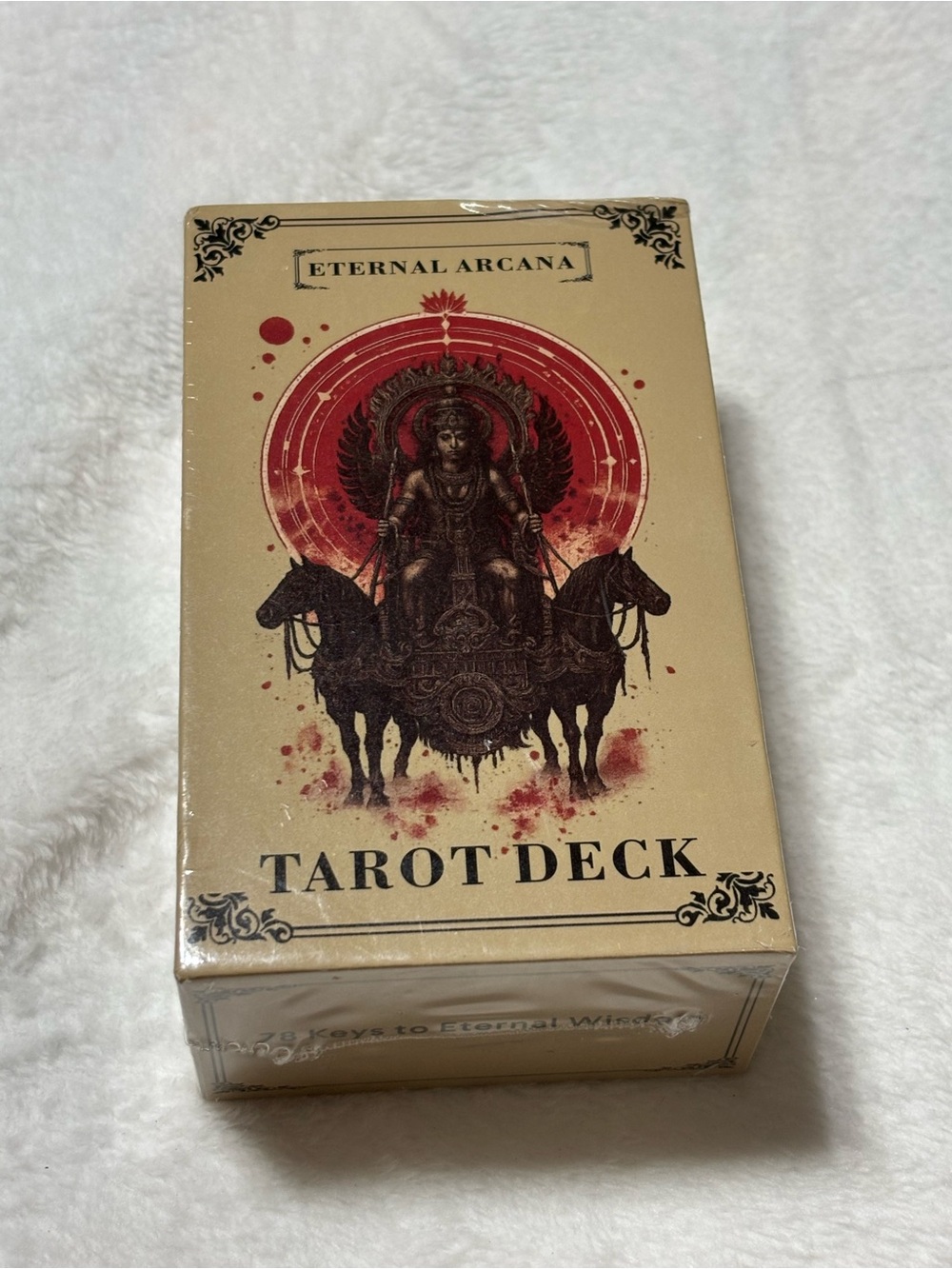 Eternal Arcana Tarot Deck - Cream New Damaged Box